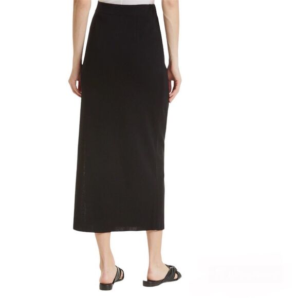 Exclusively Misook 36" Straight Knit Skirt in Black M - Picture 2 of 10